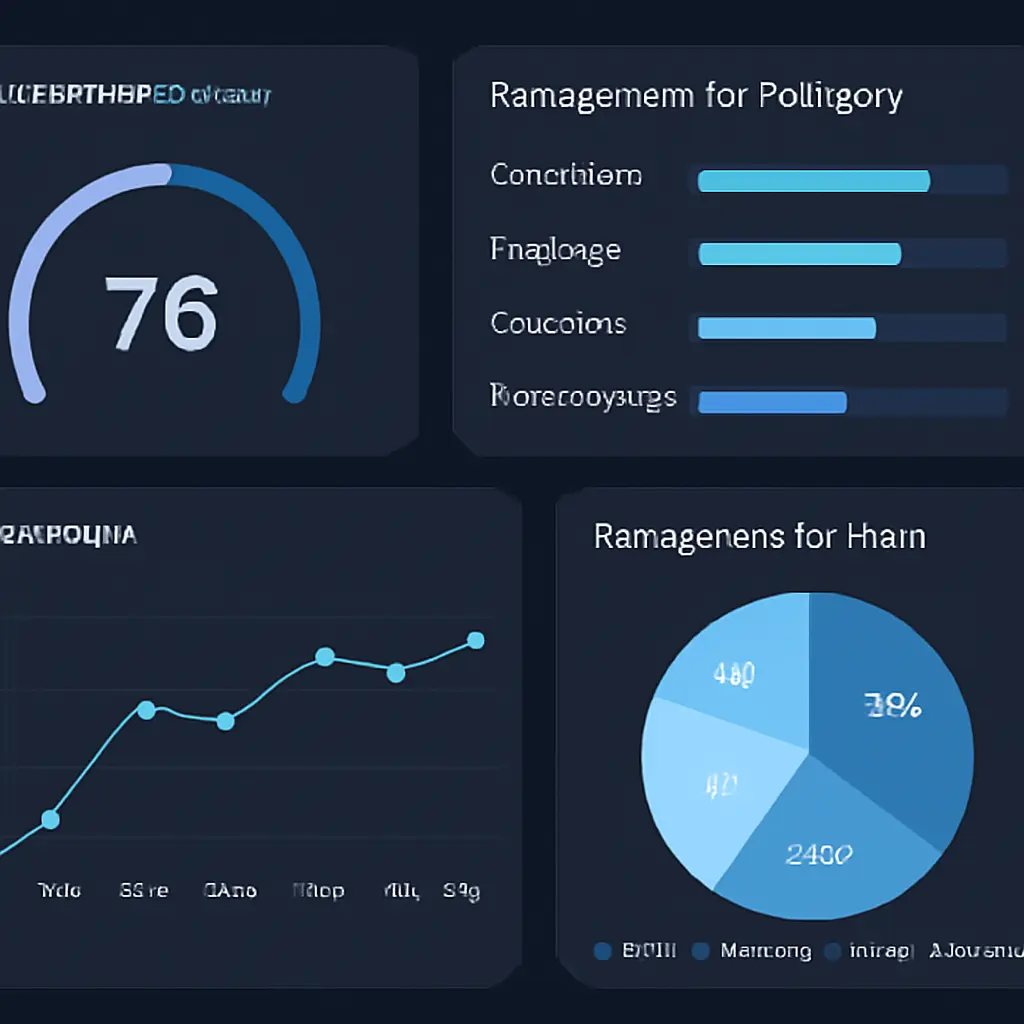 График вовлечённости сотрудников и показатели эффективности