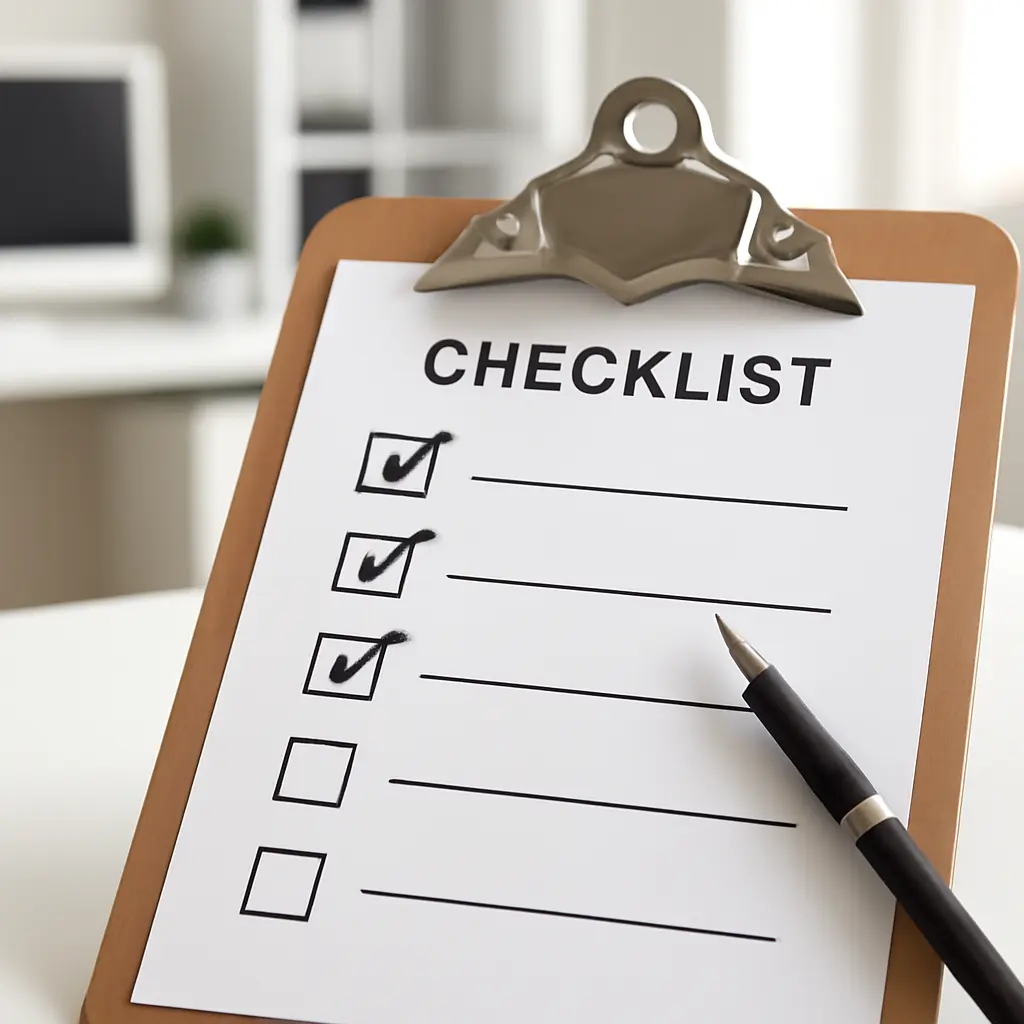 Чек-лист внедрения мотивации Чек-лист с пунктами внедрения мотивационной системы