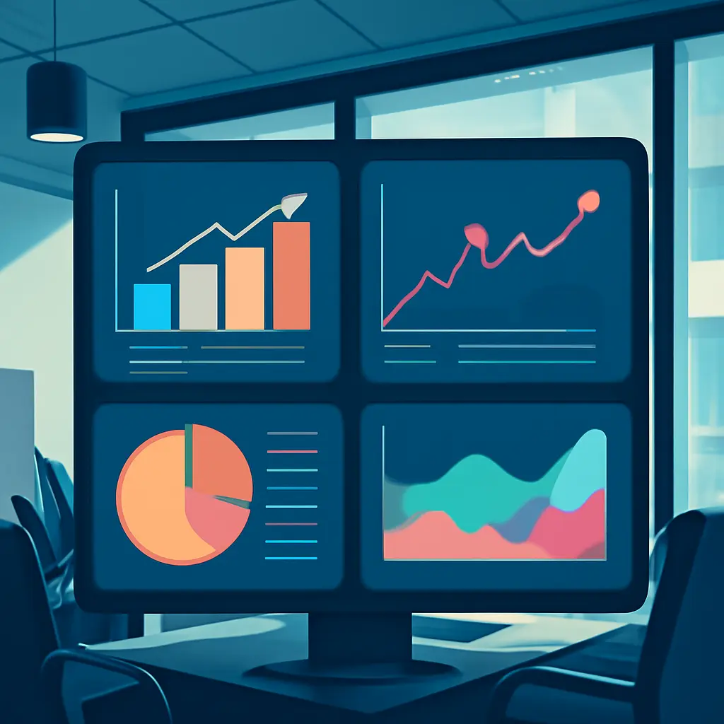 Диаграммы и графики показывающие изменение вовлечённости и продуктивности