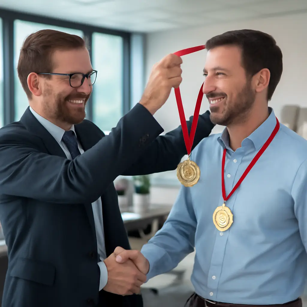 Индивидуальные стимулы Менеджер вручает сотруднику индивидуальное признание и бонус