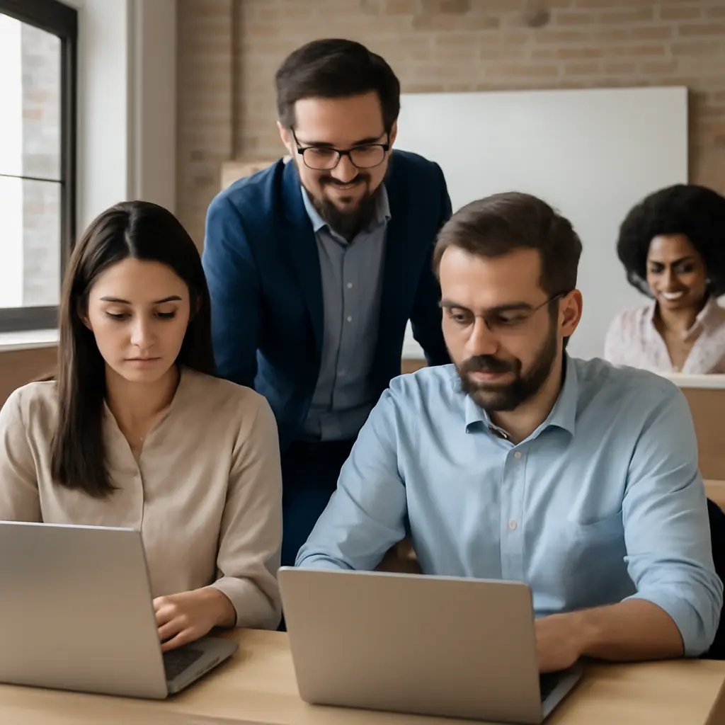 Процесс обучения сотрудников использованию цифровых инструментов